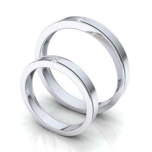 Nhẫn cặp đôi Classic Step
