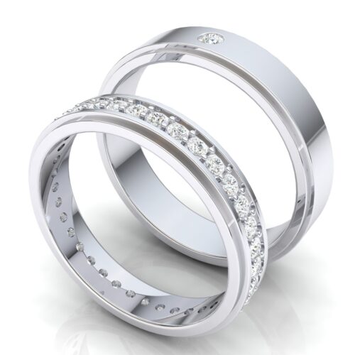 Nhẫn cặp đôi Romantic Kiss