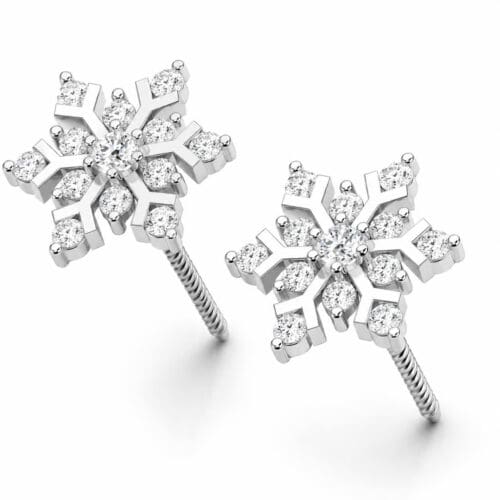 Bông tai nữ Snowflake