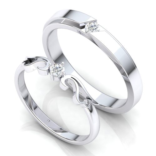 Nhẫn cặp đôi Love Spiral